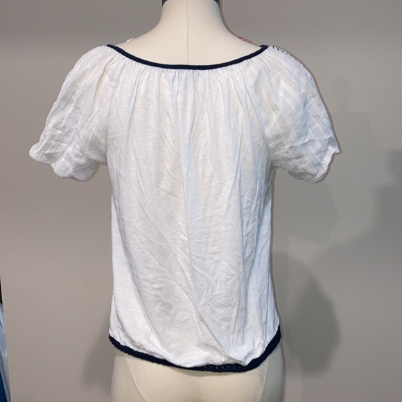 Women’s boho LUCKY BRAND 🍀 Ruthie Embroidered Top ~ size Large - Picture 6 of 9